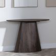 Palma Walnut Oval Console Table