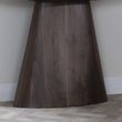 Palma Walnut Oval Console Table