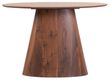 Palma Walnut Oval Console Table