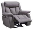 Dylan Grey Fabric Electric Recliner Armchair