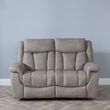 Dylan Sandstone Fabric 2 Seater Electric Recliner Sofa