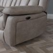 Dylan Sandstone Fabric 2 Seater Electric Recliner Sofa