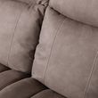 Seville Brown Fabric Sofa Set