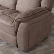 Seville Brown Fabric Sofa Set