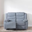 Windsor Grey Fabric 2 Seater Recliner Sofa