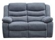 Windsor Grey Fabric 2 Seater Recliner Sofa