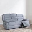Windsor Grey Fabric Recliner Sofa Set