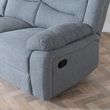 Windsor Grey Fabric Recliner Sofa Set