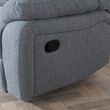 Windsor Grey Fabric Recliner Sofa Set