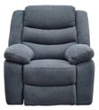 Windsor Dark Grey Fabric Recliner Armchair
