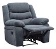 Windsor Dark Grey Fabric Recliner Armchair