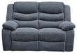 Windsor Dark Grey Fabric 2 Seater Recliner Sofa