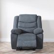 Windsor Dark Grey Fabric Recliner Sofa Set