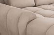 Azzuro Mocha Velvet Fabric U Shape Corner Sofa Suite