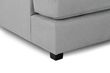 Carnaby Classic Grey Fabric U Shape Corner Sofa Suite