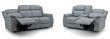 Linden Grey Fabric 3+2 Seater Recliner Sofa