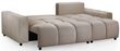 Luki Mocha Fabric Right Hand Facing Corner Sofabed with Storage