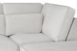 Sloane Silver Fabric U Shape Corner Sofa Suite