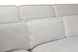 Sloane Silver Fabric U Shape Corner Sofa Suite