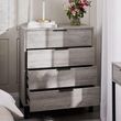 Bali Grey Oak 4 Drawer Chest