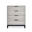 Bali Grey Oak 4 Drawer Chest