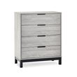 Bali Grey Oak 4 Drawer Chest