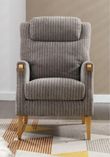 Lisbon Latte Fabric Fireside Armchair