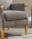 Lisbon Latte Fabric Fireside Armchair