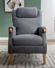 Lisbon Grey Fabric Fireside Armchair