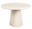 Clayton Lime Plaster 10 Seater Oval Pedestal Dining Table