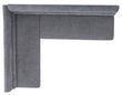 Monza Grey Fabric Corner Dining Bench - RHF