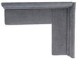 Monza Grey Fabric Corner Dining Bench - LHF