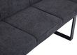 Bronx Dark Grey Fabric Corner Dining Bench - LHF