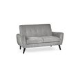 Monza Grey Mobus Fabric 2 Seater Sofa