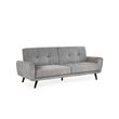 Monza Grey Mobus Fabric 3 Seater Click-Clack Sofabed
