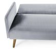 Andi Grey Fabric 2 Seater Click Clack Sofa Bed