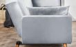 Andi Grey Fabric 2 Seater Click Clack Sofa Bed
