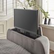Clara Light Grey Fabric Liftup Ottoman Tv Bed