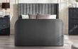 Clara Dark Grey Fabric Liftup Ottoman Tv Bed