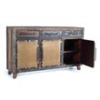 Pemberton Railway Wood 2 Door Medium Sideboard - 150cm