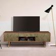 Hamlin Textured Mango Wood Storage TV Unit