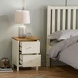 Coxmoor Ivory Painted 2 Drawer Bedside Table