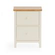 Coxmoor Ivory Painted 2 Drawer Bedside Table