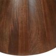 Libra Monterey Dark Wood 4 Seater Round Pedestal Dining Table - 116.5cm