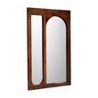 Libra Monterey Dark Wood Floor Standing Mirror