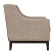 Libra Theodore Dark Taupe Buttoned Armchair