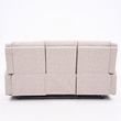 Ellison Cream Fabric 3 Seater Manual Recliner Sofa