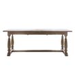 Clearance - Mustique Mindi Wood Extending Dining Table - 200cm-250cm - A223
