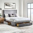 Mayfair Grey Fabric 4 Drawer Storage Bed - Sizes Available