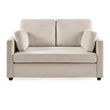 Ottilie Beige Fabric 2 Seater Sofa